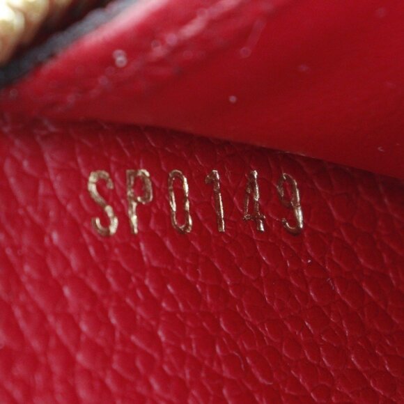 LOUIS VUITTON Red Monogram Wallet - Picture 15 of 16